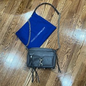 Rebecca Minkoff gray chain strap bag